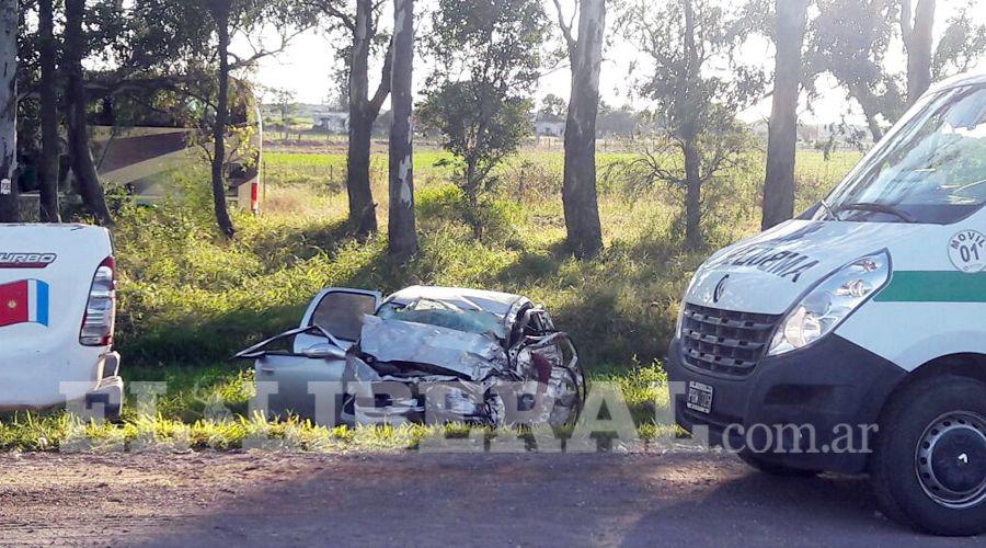 Tres muertos en choque de autos sobre Ruta 34