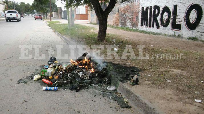 Nuevo ataque a un contenedor de la ciudad