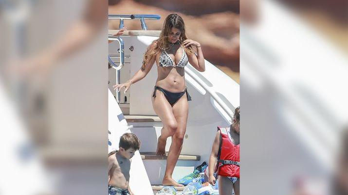 El espectacular lomazo que lucioacute Anto Roccuzzo antes de la boda