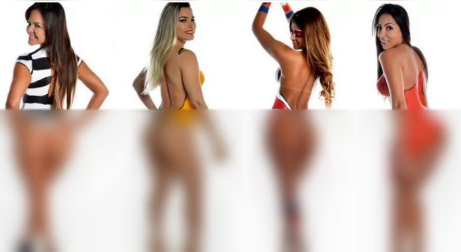 El infartante body paiting de las candidatas de Miss Bumbum 2017