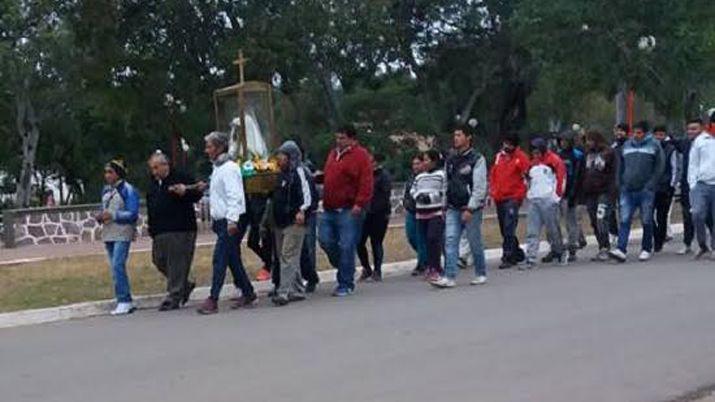 La Virgen del Carmen recorre las instituciones de Villa La Punta