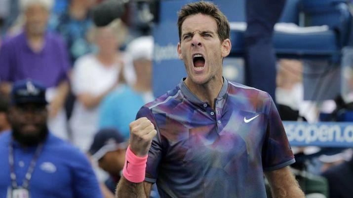 Delpo dio vuelta un partido imposible y pasoacute a cuartos