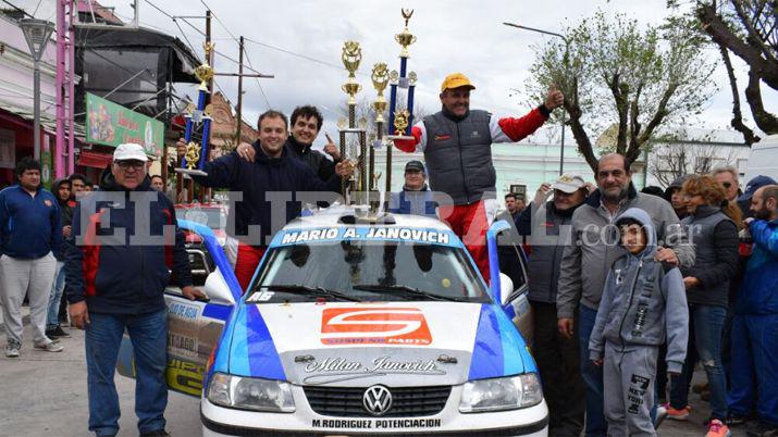 El binomio Janovich se quedoacute con el Rally de Ojo de Agua