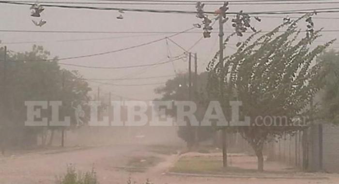 El Sur de Santiago en alerta por vientos fuertes con rfagas