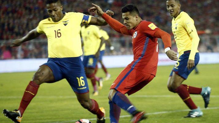 Chile derrotó a Ecuador