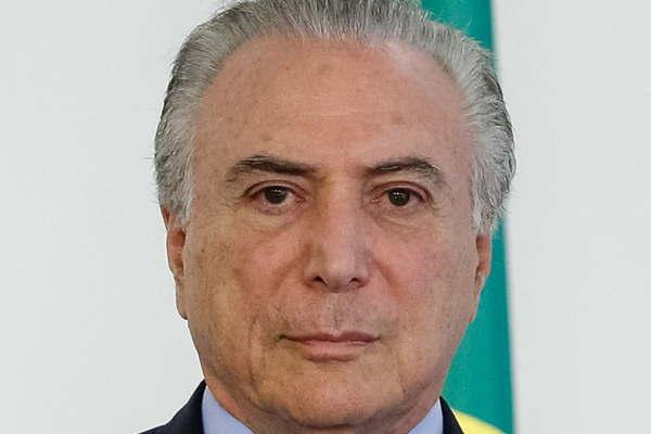 Temer se recupera  tras una operacioacuten