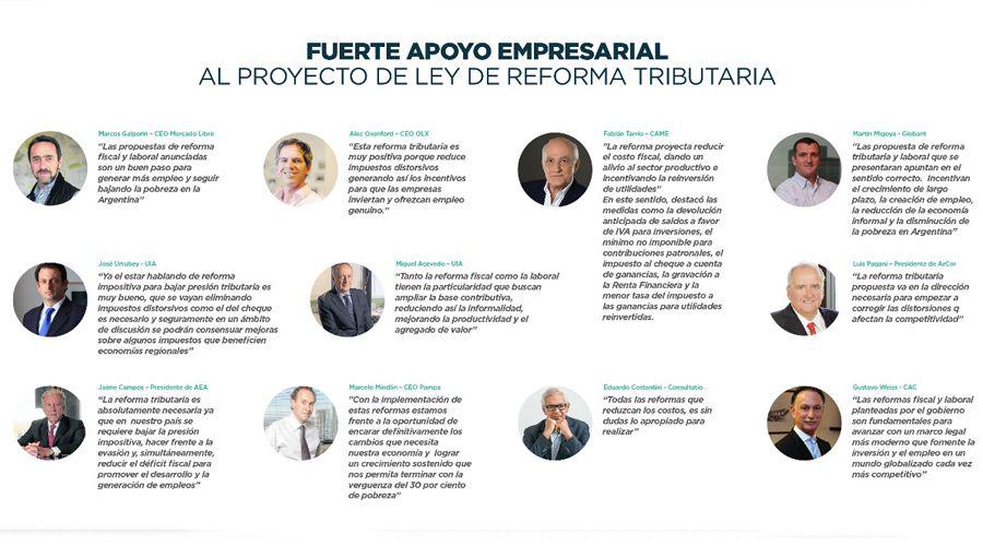 El proyecto de Reforma Tributaria cuenta con el aval empresarial