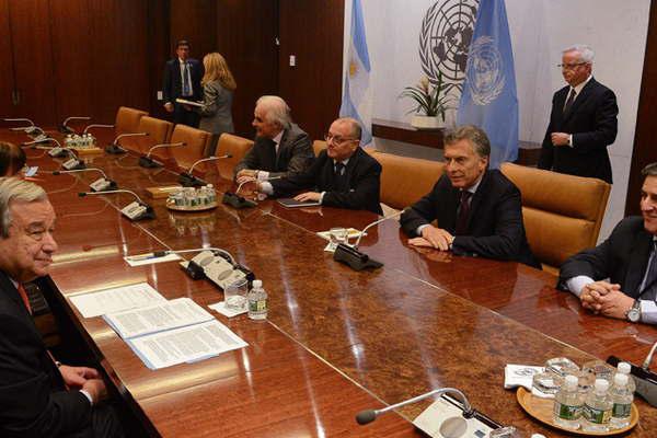 Macri expresoacute su preocupacioacuten por Venezuela ante la ONU