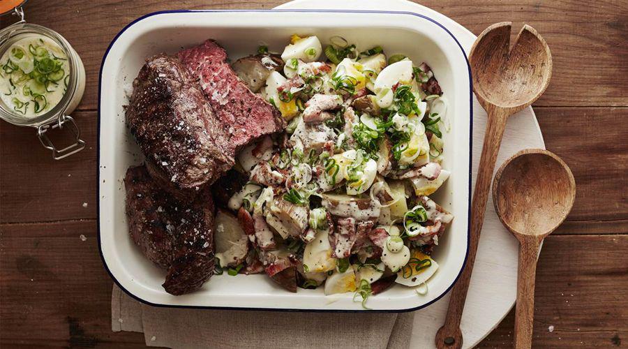 Una rica ensalada para darle un toque a tu asado del domingo