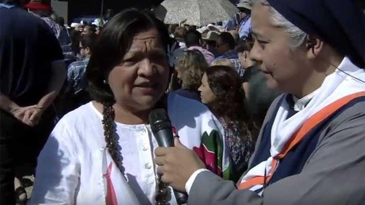 Beatificaron a la madre Catalina y el acto fue emitido en directo por Canal 7