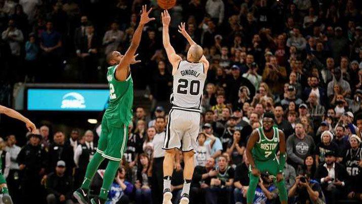 Miraacute el impresionante triple de Manu sobre la chicharra