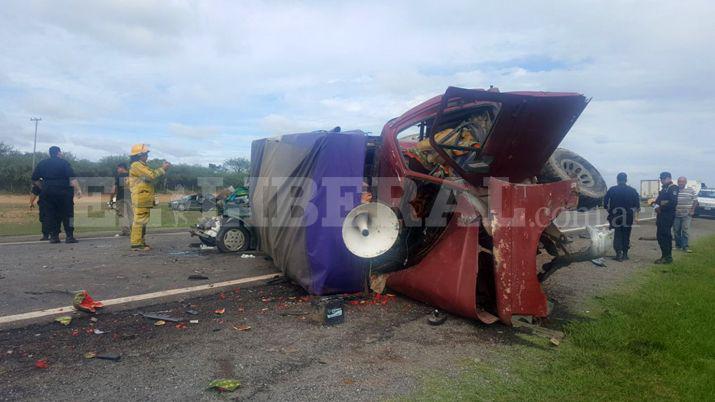 Asiacute quedaron los vehiacuteculos que protagonizaron el accidente fatal de Ruta 9