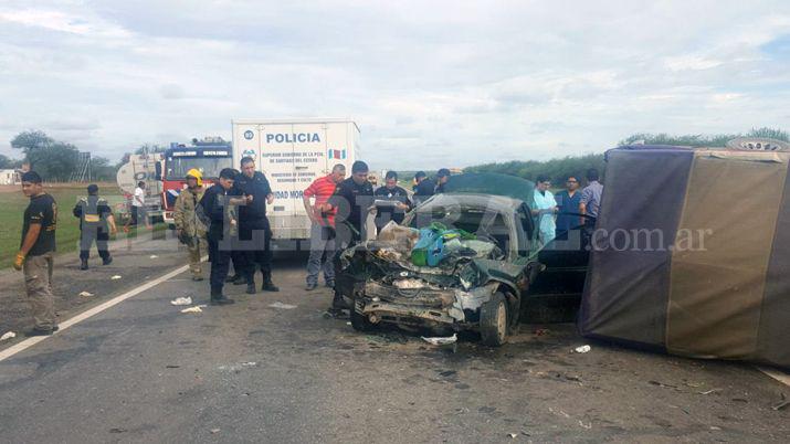 Asiacute quedaron los vehiacuteculos que protagonizaron el accidente fatal de Ruta 9