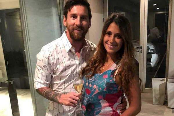 Messi despidioacute el antildeo con sus afectos en Rosario 