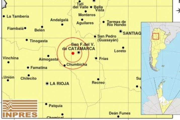 El movimiento telrico sucedió poco antes de las 1730