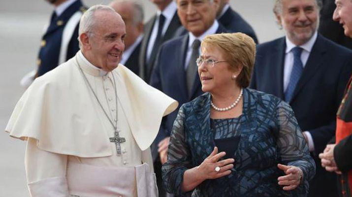 Francisco llegoacute a Chile para iniciar su gira sudamericana