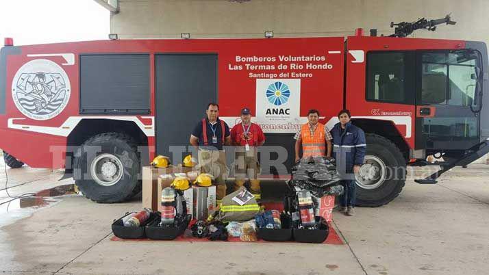 El Aeropuerto de Termas de Riacuteo Hondo recibioacute importante equipamiento