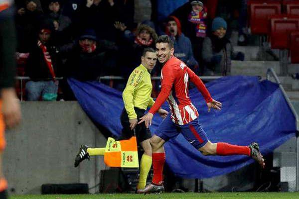 Correa le dio la victoria al Atleacutetico  de Madrid 