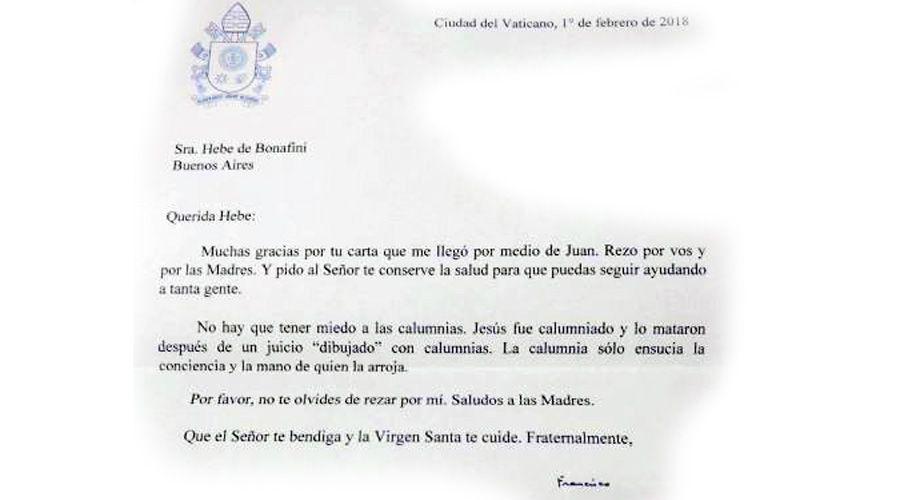 Hebe de Bonafini y el fax en el que el Papa Francisco la compara con Jesuacutes