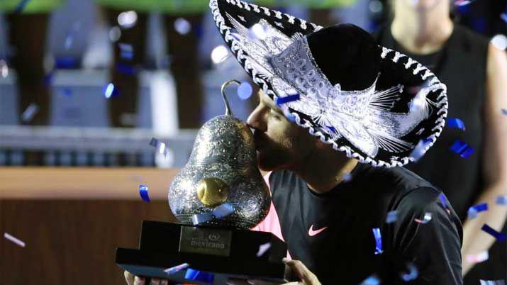 Delpo se consagroacute campeoacuten en Acapulco y escaloacute en el ranking