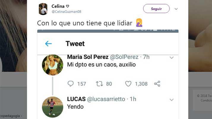 Le comentoacute a Sol Peacuterez en Twitter y la novia lo atendioacute- Paj