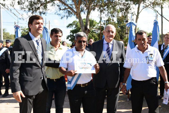 Las autoridades comunales presidieron la ceremonia en Las Termas