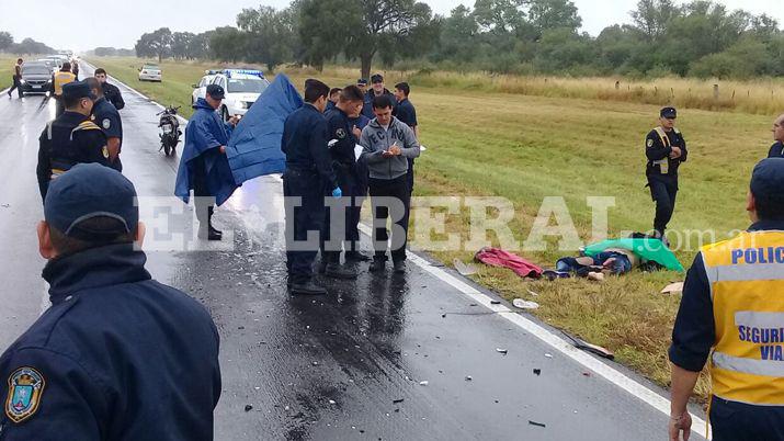 Un motociclista murioacute en un accidente sobre la ruta 9