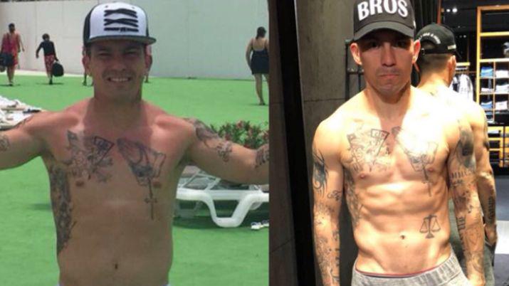 Gary Medel mostroacute su impactante cambio fiacutesico