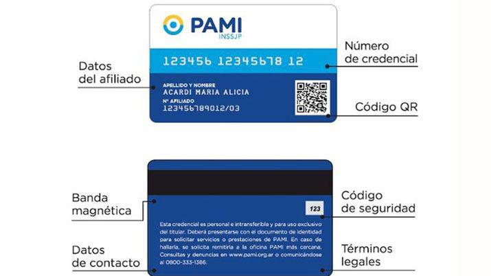 Afiliados de Pami recibiraacuten nueva credencial con banda magneacutetica y coacutedigo QR