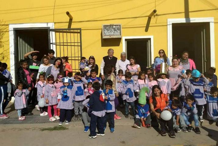 Jardineritos visitaron el Palacio Municipal de Clodomira