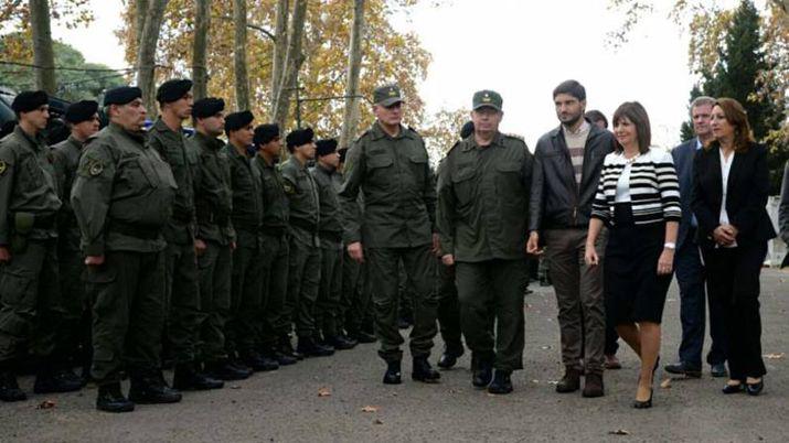 Bullrich reforzoacute a la Gendarmeriacutea de Rosario