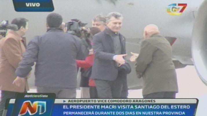 Macri en Santiago del Estero- su agenda