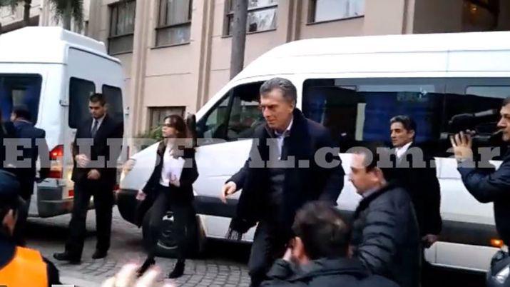 VIDEO  Asiacute recibieron al presidente Macri en Las Termas