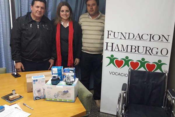 Fundacioacuten Hamburgo entregoacute donaciones al hospital de Sumampa