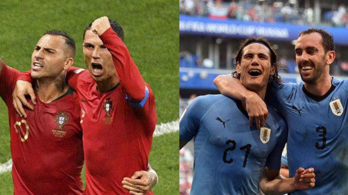 Portugal vs Uruguay y Espantildea vs Rusia las dos primeras llaves de octavos