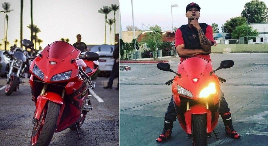 Un motoquero solidario es furor en Instagram