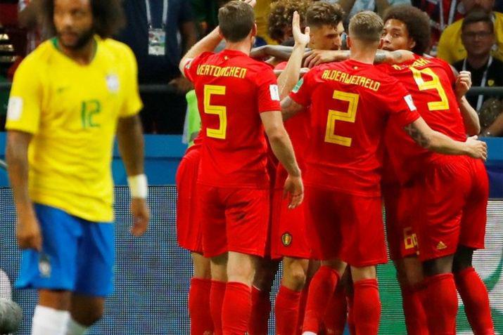 Bélgica dejó afuera del mundial a otro grande del ftbol como Brasil