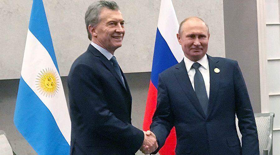 Mauricio Macri se reunioacute con Vladimir Putin