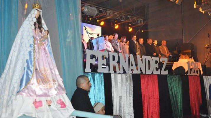 Con un mega evento Fernaacutendez coronoacute una semana de festejos