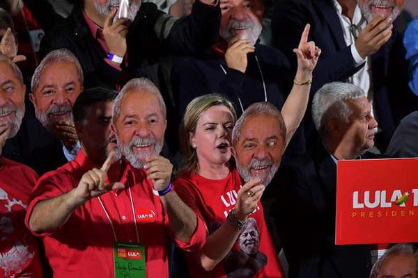 Lula proclamado desde la caacutercel