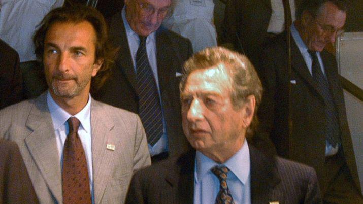 Angelo Calcaterra y su tío Franco Macri