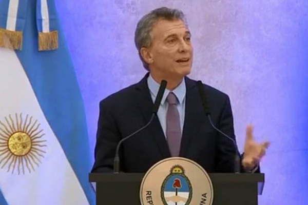 Macri- El problema estaacute y queremos que las chicas puedan elegir