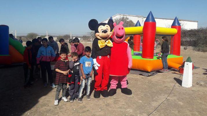 Los chicos disfrutaron de una jornada especial en la capilla San Antonio de Padua