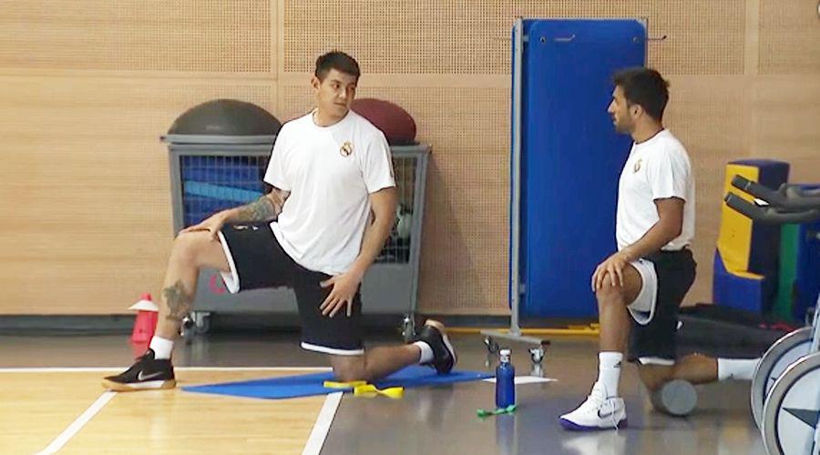 Video  Campazzo volvioacute a entrenar en el Real Madrid y lo hizo junto a Deck