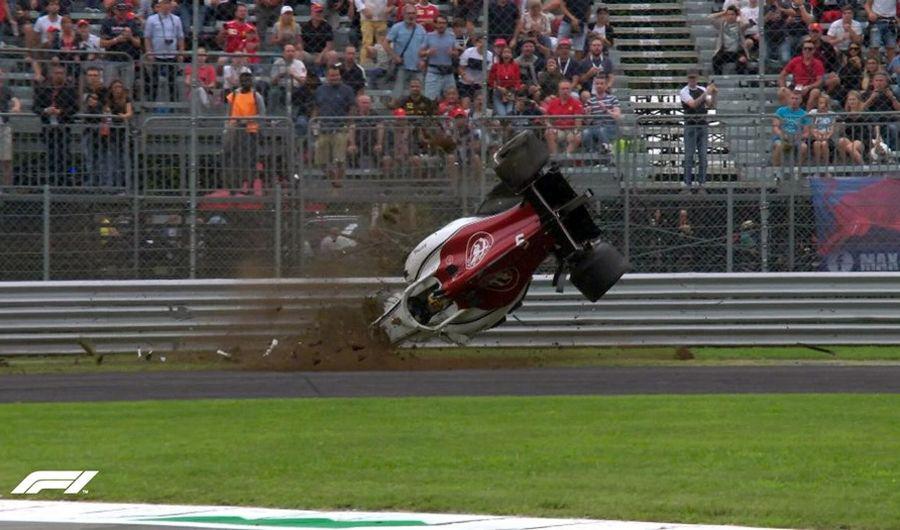 Video  Impresionante accidente de Marcus Ericsson en Monza