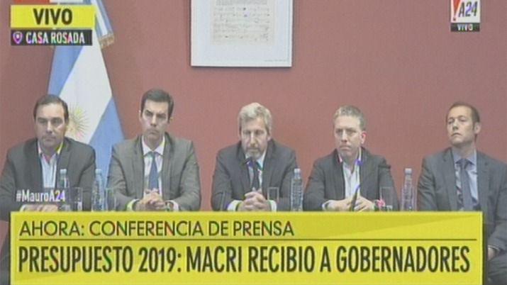 Frigerio tras reunirse con gobernadores- Hay un consenso