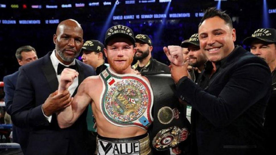 Canelo le ganoacute a Golovkin y se llevoacute la pelea del antildeo