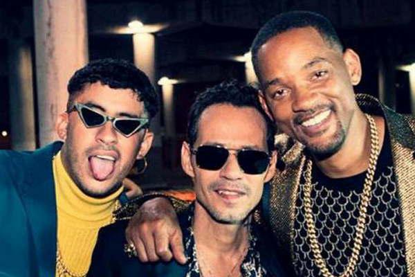 Will Smith sorprende- ahora canta con Marc Anthony y Bad Bunny