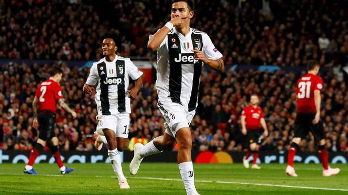 La Juve vencioacute al Manchester United con un gol de Dybala