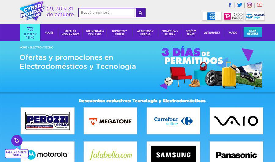 Miles de santiaguentildeos se prendieron al Cyber Monday